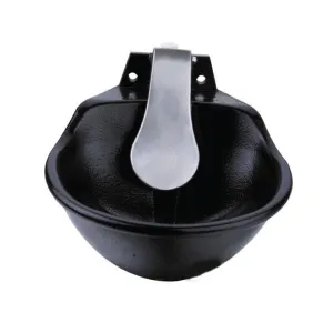 25cm Automatic Cast Iron Cattle Drinking Bowl, Stainless Steel Tongue