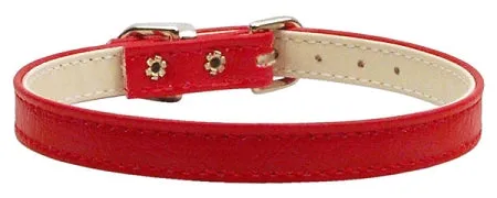 3-8" Plain Collar Red 16