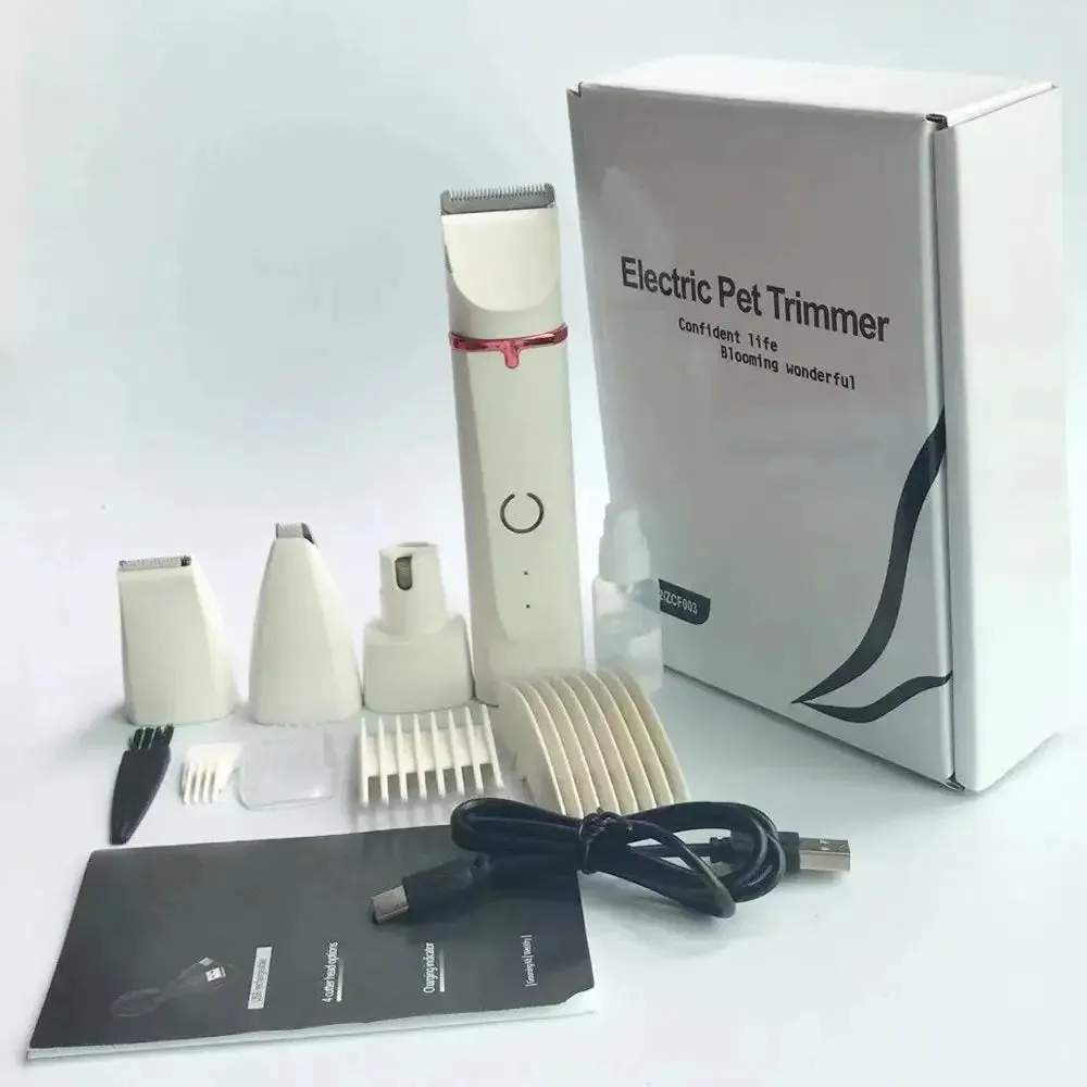 4-in-1 Electric Pet Hair Grooming Tool - Simplify Pet Grooming