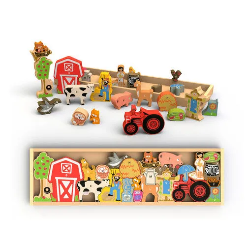 A to Z Puzzle & Playset