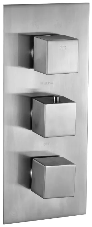 ALFI brand AB2701 Square 2 Way Thermostatic Shower Mixer