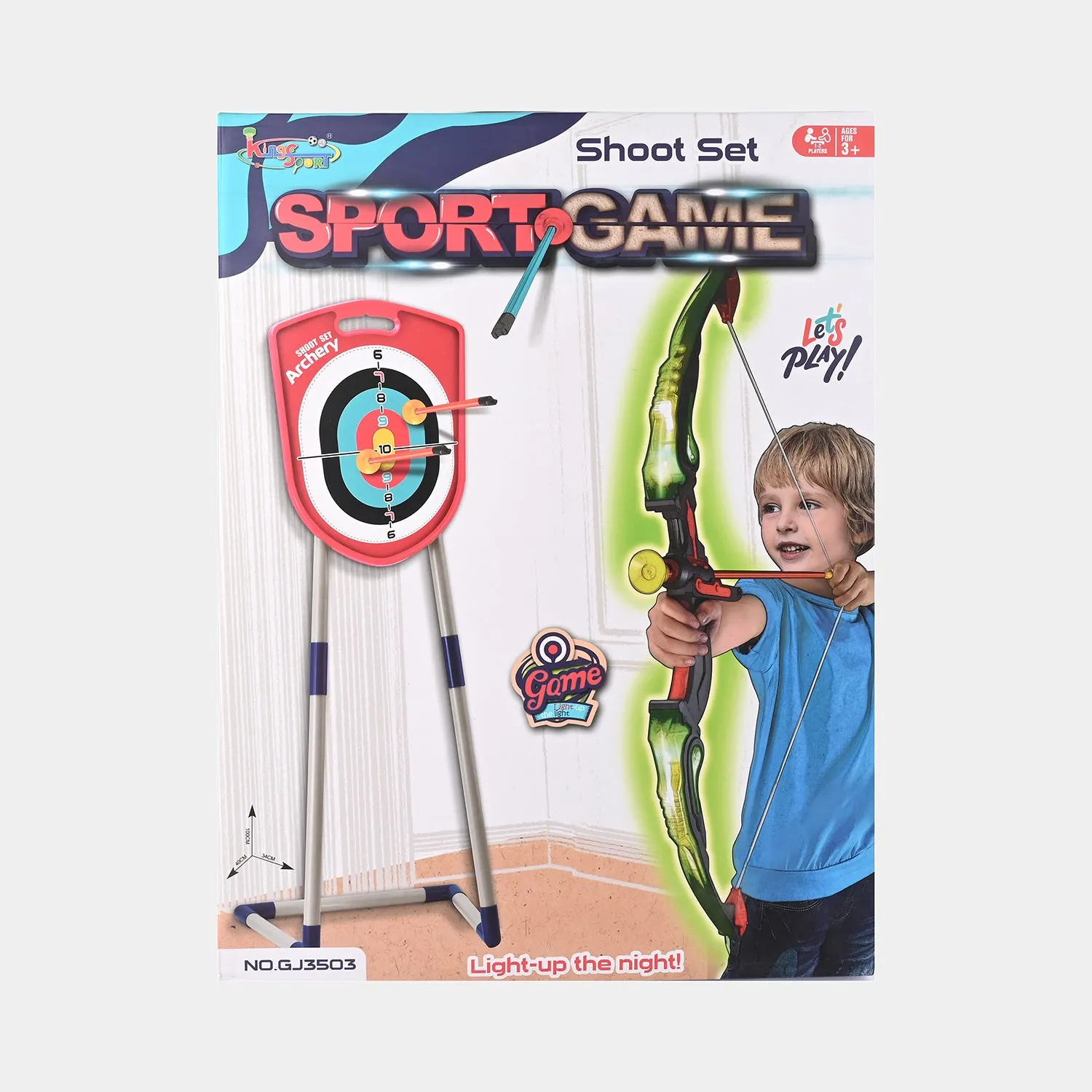 Archery Set Target Shooting Toy For Kids