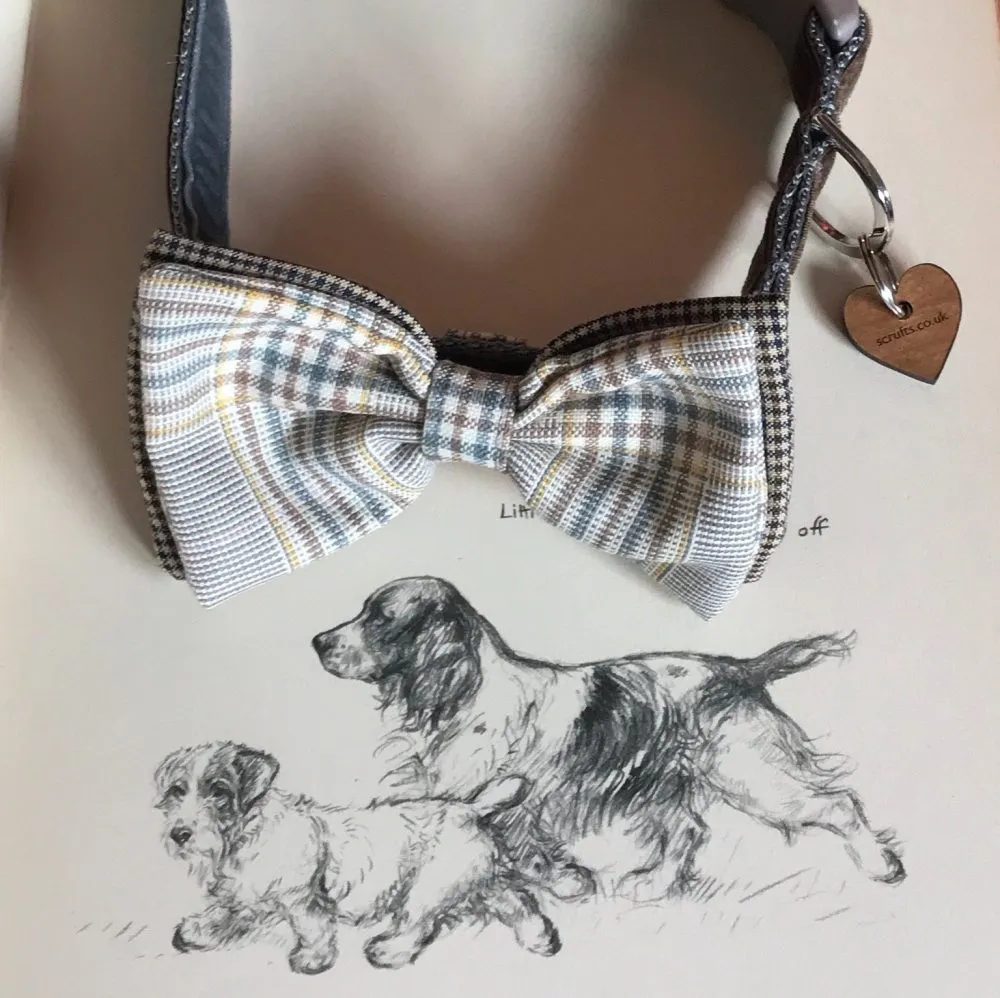 Astaire Bow Wow Wow Tie Designer Dog Collar