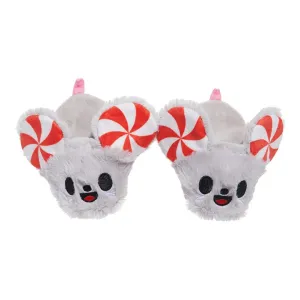 BARK Peppermice Slippies Plush Holiday Dog Toys (2 Pack)