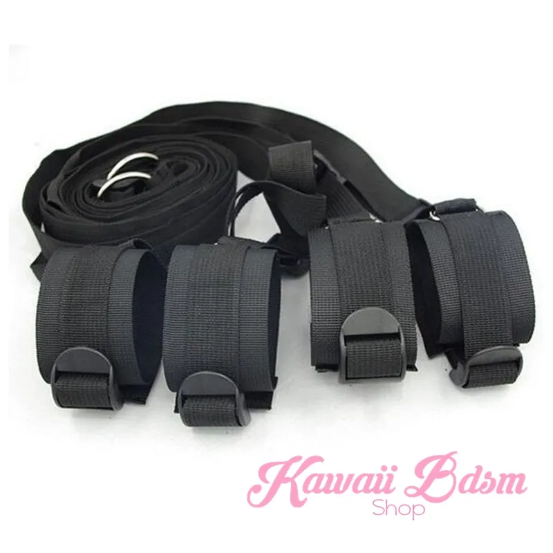 Beginner Black Bed Restraints