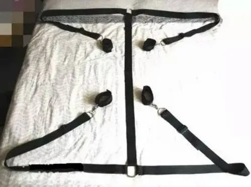 Beginner Black Bed Restraints