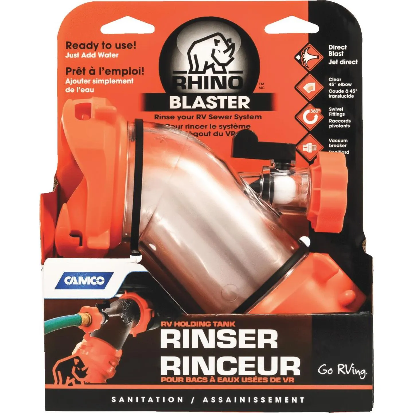 Camco Rhino Blaster RV Sewer Hose Rinser