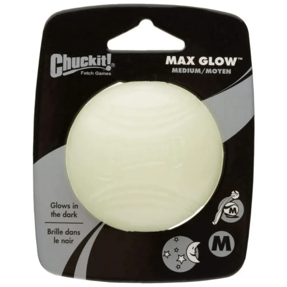 Chuckit! Max Glow Ball for Dogs | For Medium Chewers