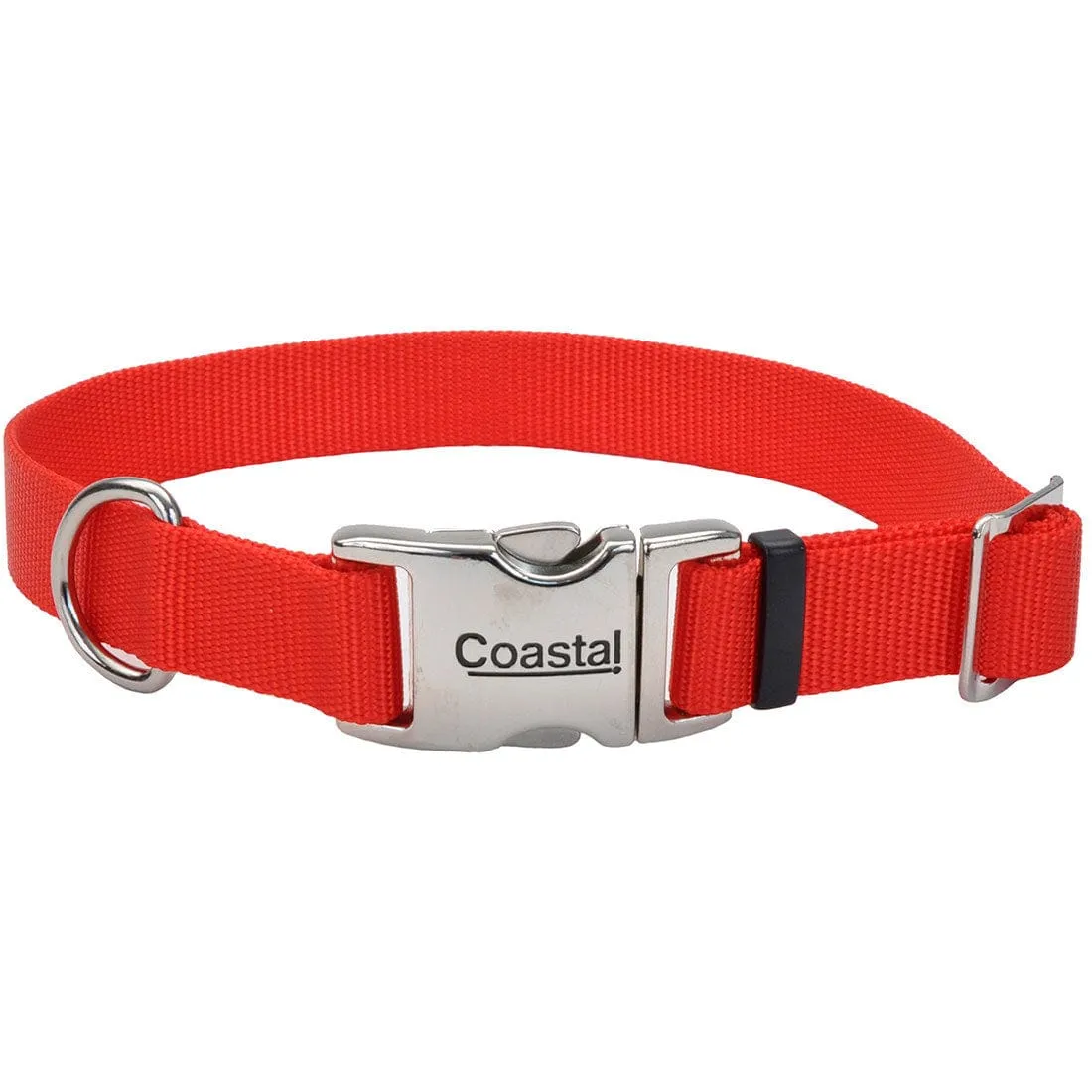 Coastal Adjustable Nylon Collar with Metal Buckle