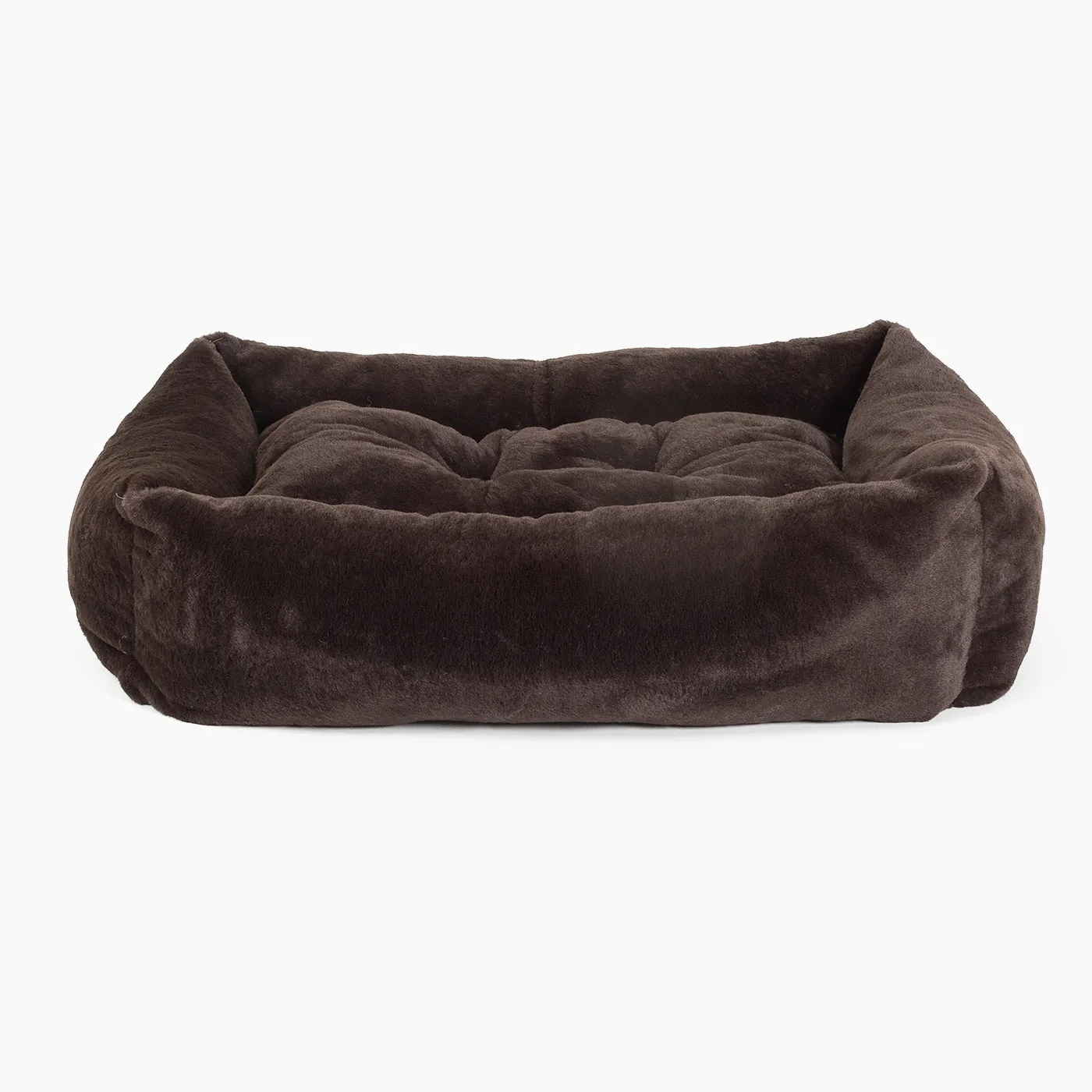 Cosy & Calming Puppy Crate Bed in Calming Anti-Anxiety Dusk Faux Fur by Lords & Labradors