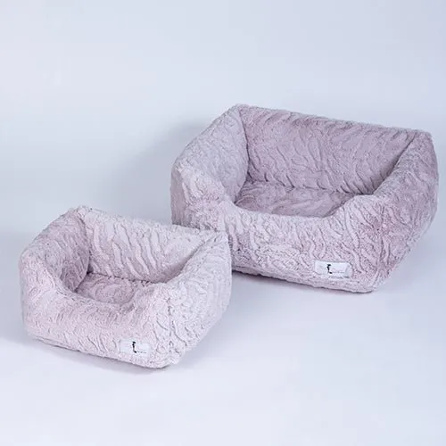 Cuddle Dog Bed: Pink Ice