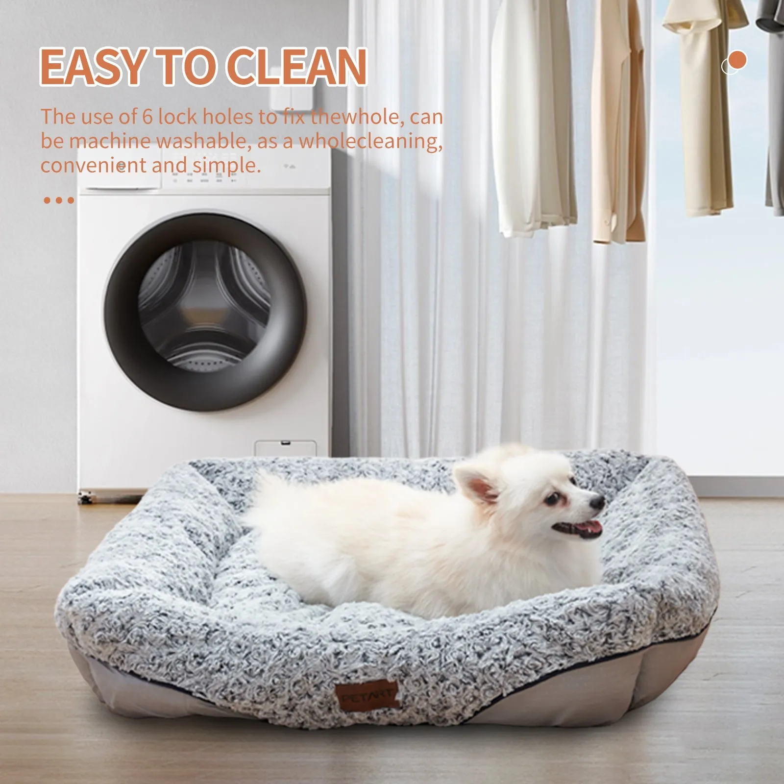 Dog Beds with Removable Cushion