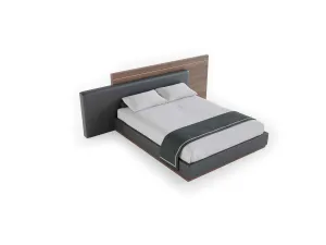 Double Bed - Flat Headboard and Fabric Bedframe