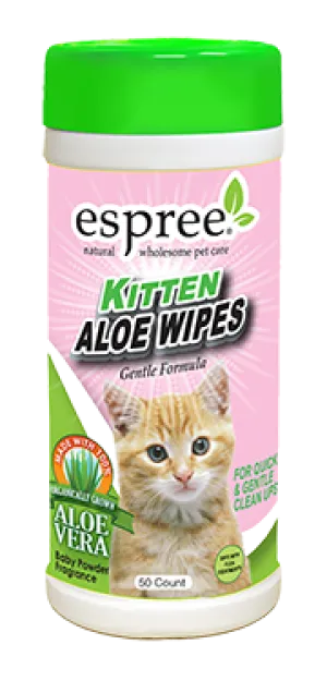 Espree Kitten Aloe Wipes 50ct