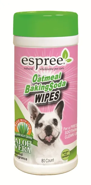 Espree Oatmeal Baking Soda Wipes 80ct