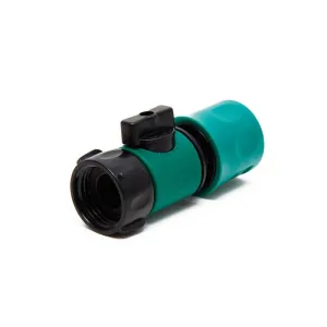 Female Quick Connect Female Hose End Connector With Shut Off Valve