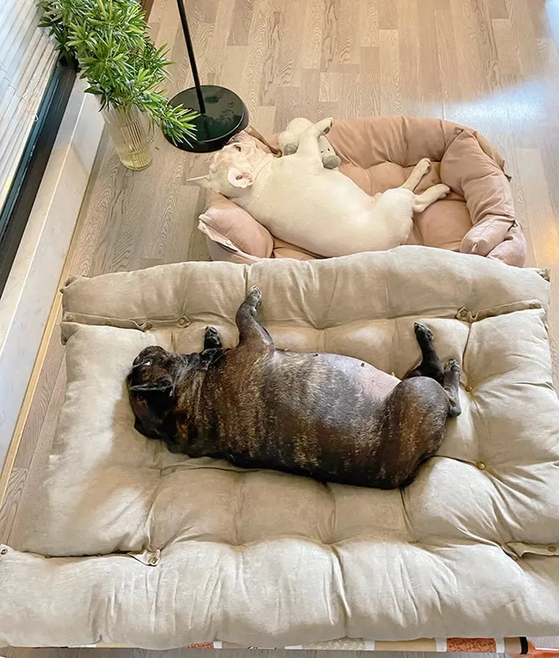 Fluffy Dog Bed - Comfortable Sleeping Bed