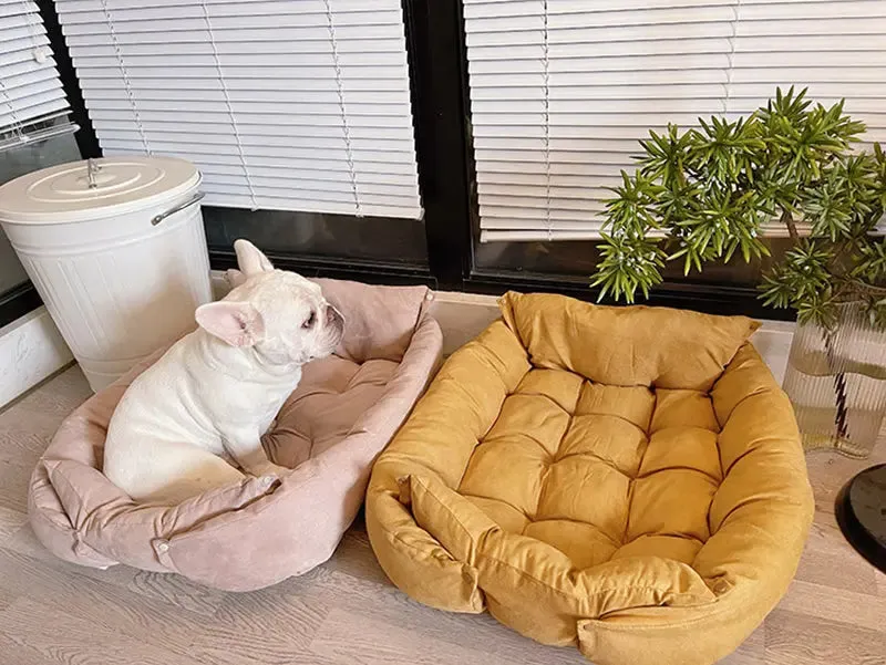 Fluffy Dog Bed - Comfortable Sleeping Bed