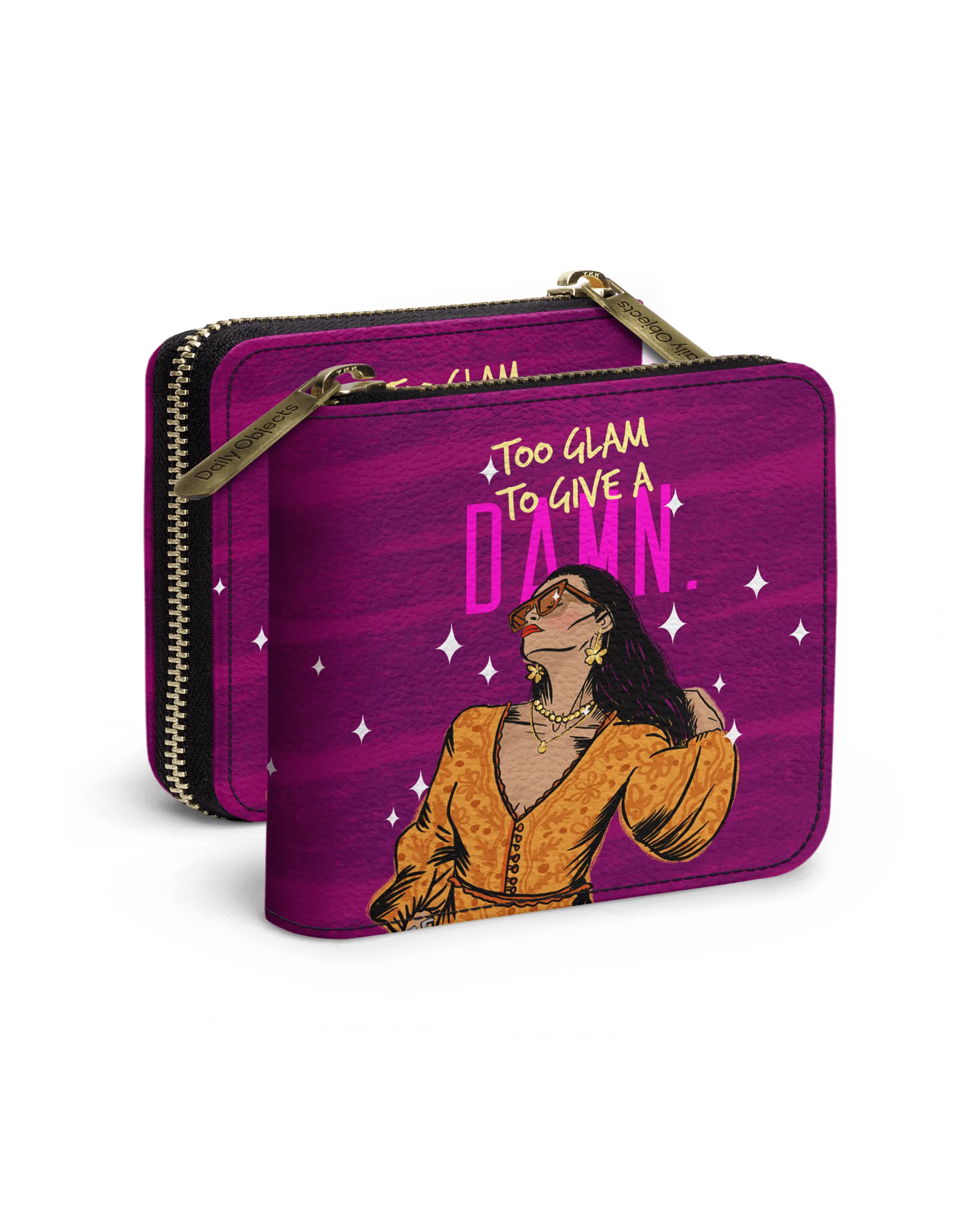 Glam No Damn Zip Wallet