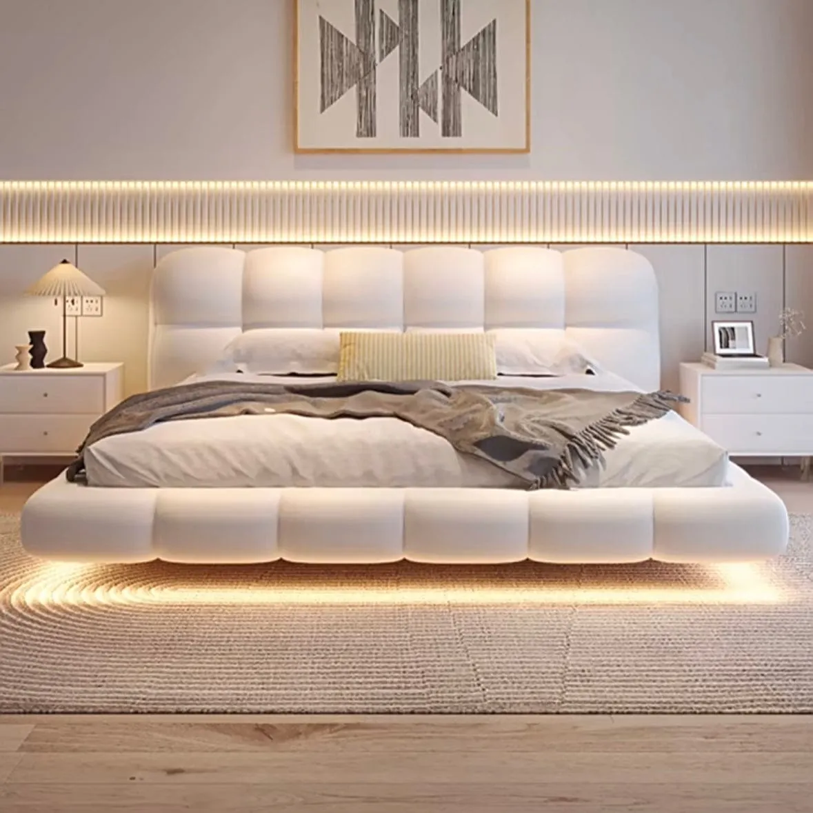 Haus Boucle Floating Bed Frame