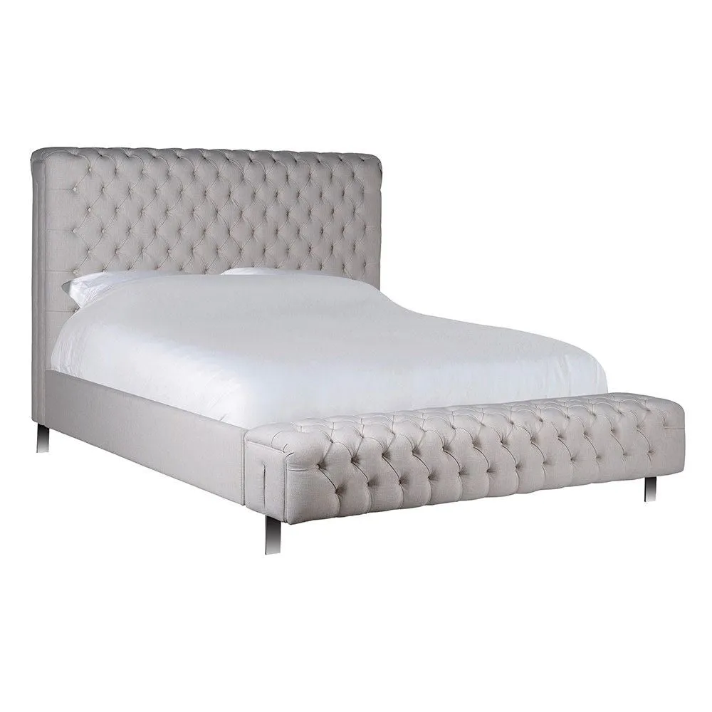 Jane 6' Super King Linen Bedstead