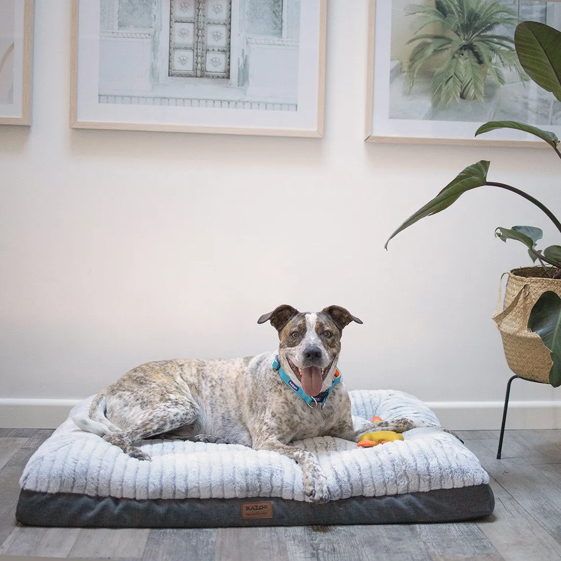 Kazoo Cloud Comfort Medium Grey Dog Bed