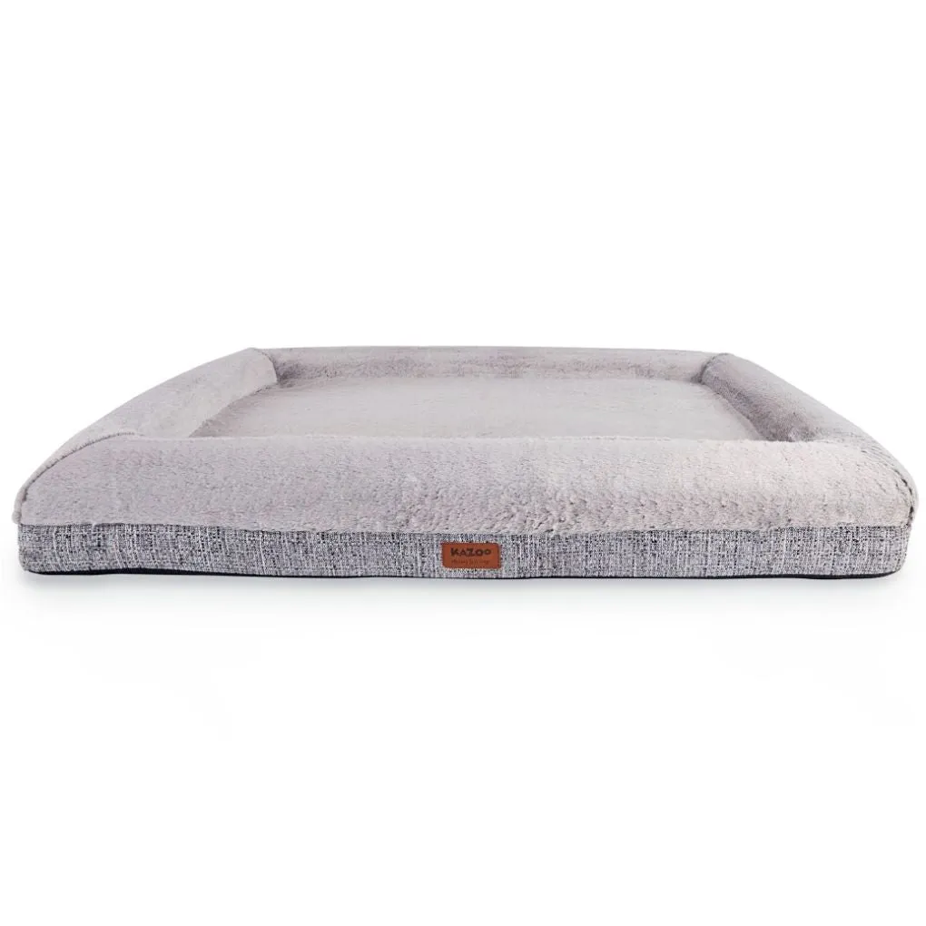 Kazoo Wombat Plush Orthopedic Memory Foam Dog Bed - Ultra-Comfortable Luxury Sleep Solution for Dogs