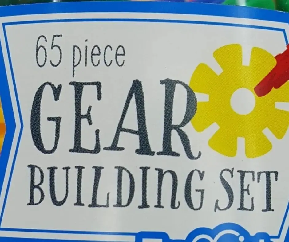 Learning Toys Gear Building Set