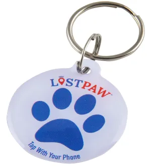 Lost Paw NFC Pet Tag, Red/White/Blue