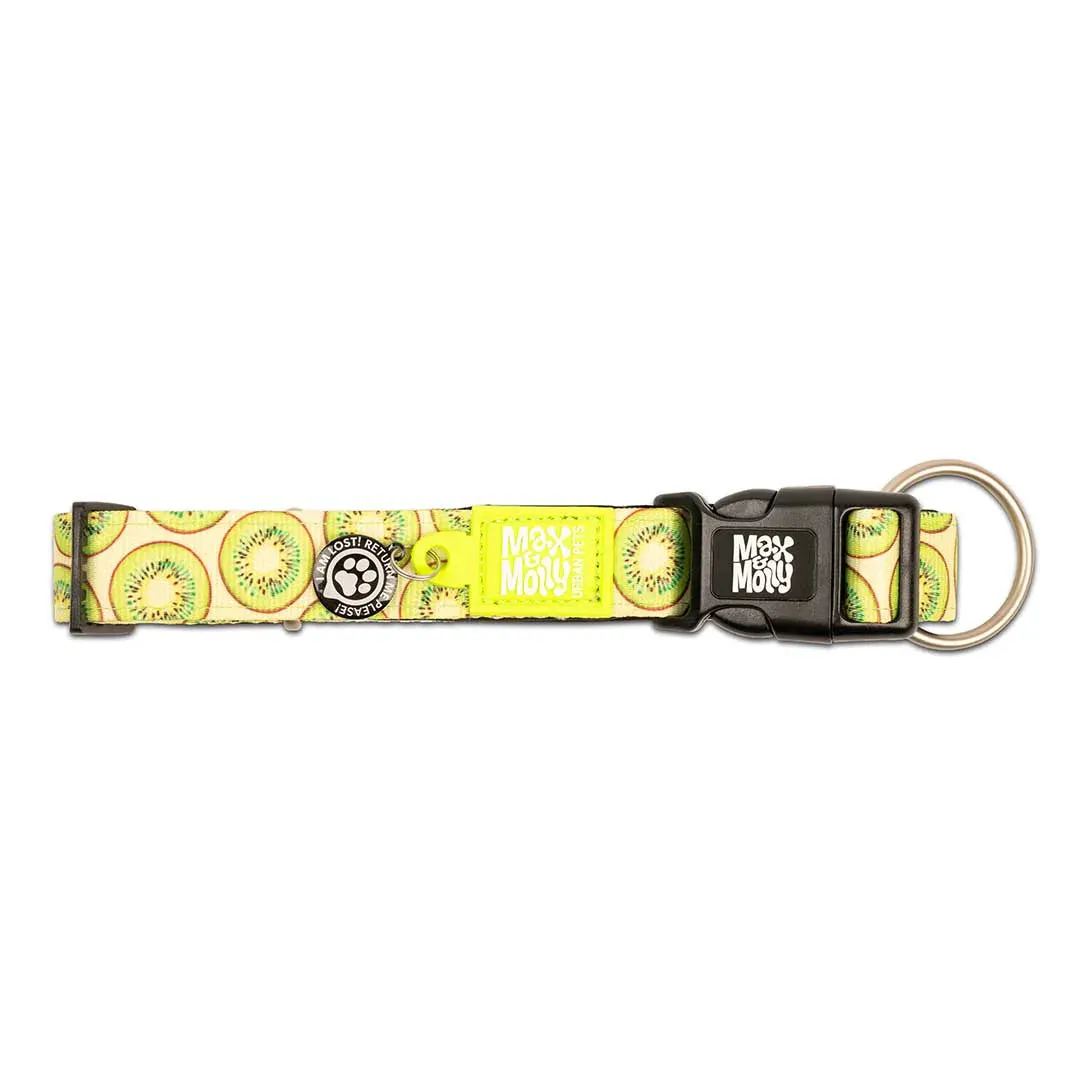 Max & Molly Kiwi Smart ID Dog Collar Large