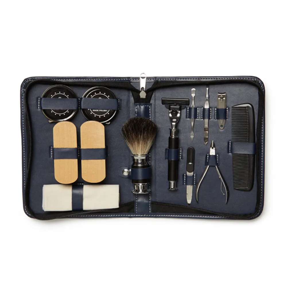 On the Go Grooming and Shoe-Shine Kit