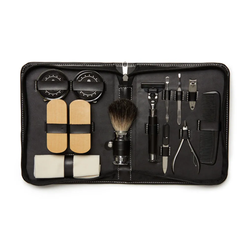 On the Go Grooming and Shoe-Shine Kit