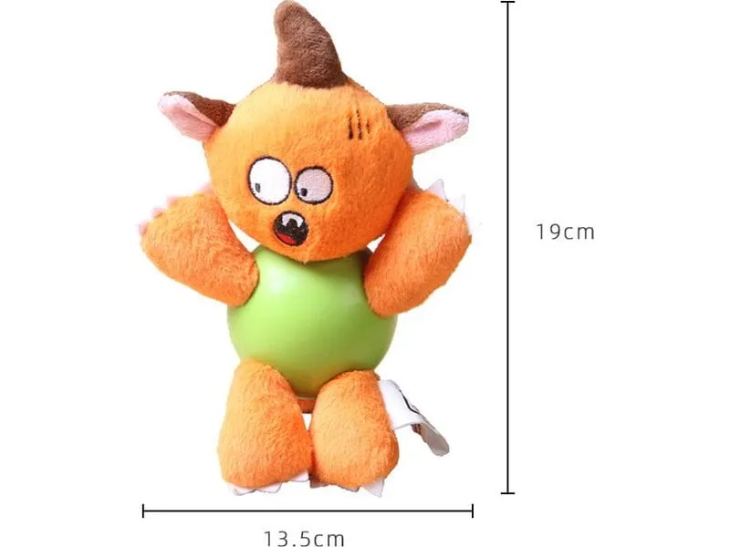 Orange Monster Plush Animal Toys