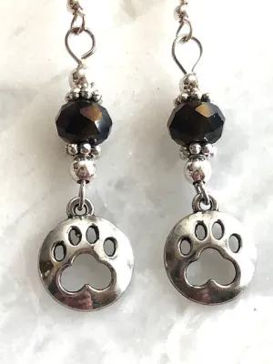 Paw Print Earrings