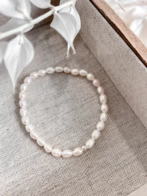 Peggy – Freshwater Pearl Bracelet 925 Sterling Silver