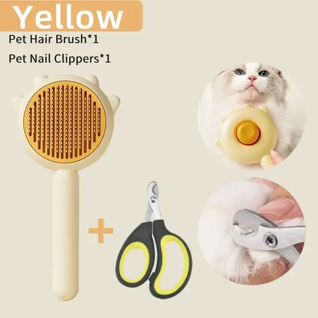 Pet Grooming Kit With Massage Comb