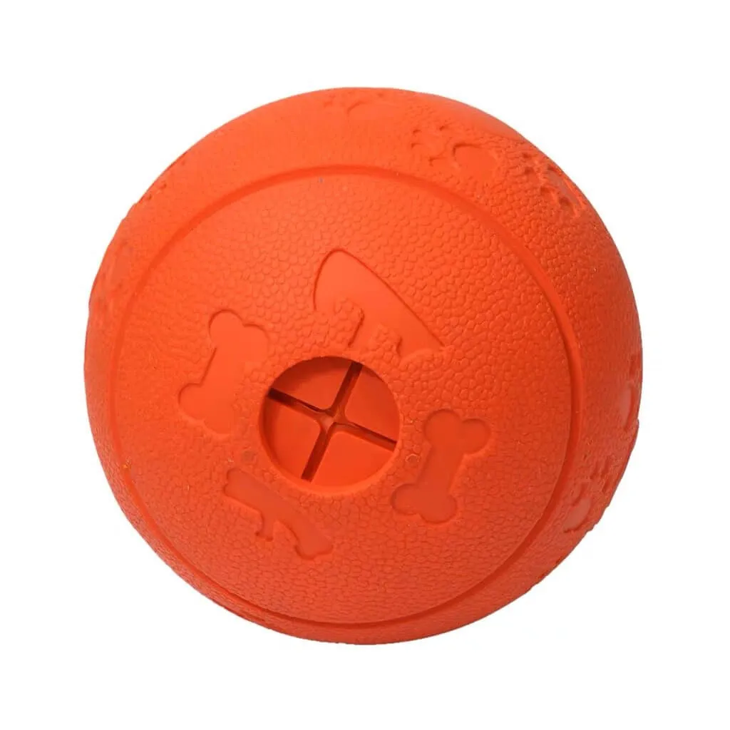 Pet Puzzle Toy Treats Food Dispensing Chew Rubber Ball for Dogs