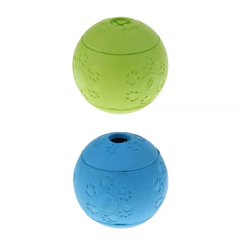 Pet Puzzle Toy Treats Food Dispensing Chew Rubber Ball for Dogs