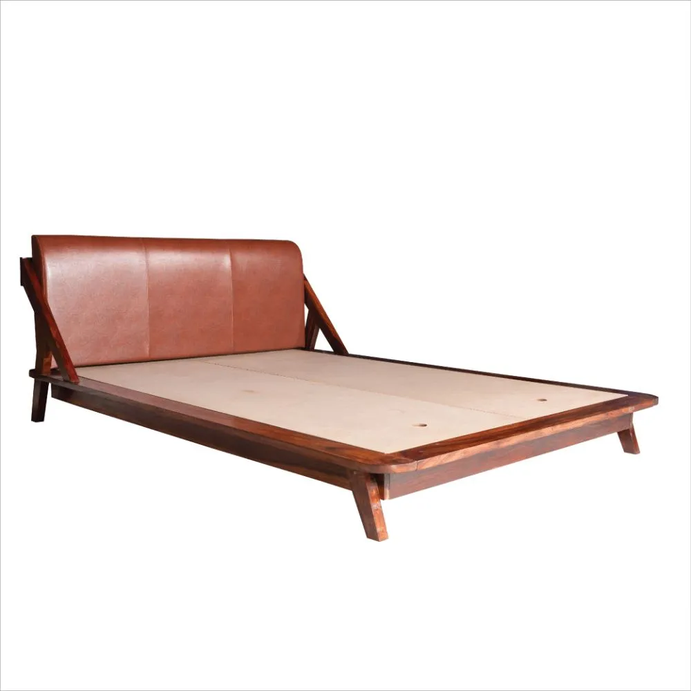 plush sheesham wood bed