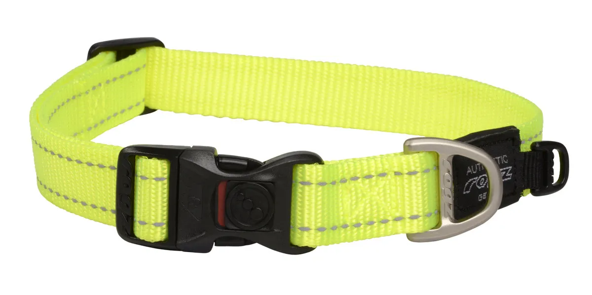 Rogz Classic Reflective Collars DayGlo