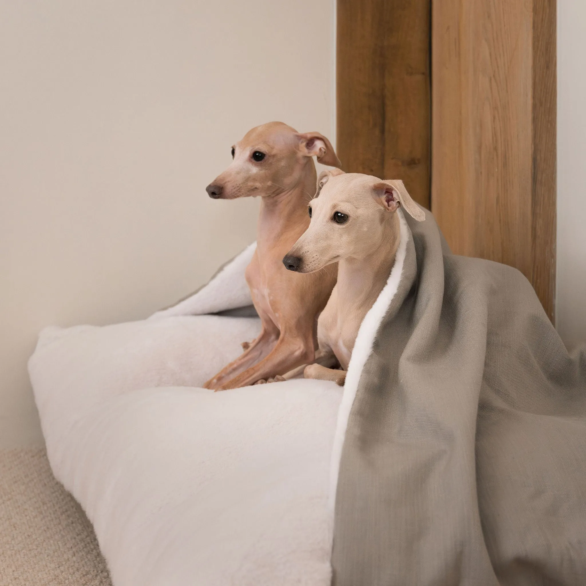 Sleepy Burrows Bed in Savanna Stone by Lords & Labradors