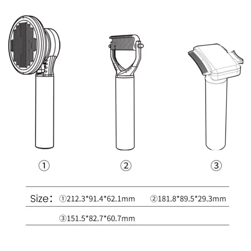 The Ultimate Pet Grooming Kit with 3 Interchangeable Heads