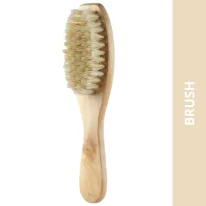 Trixie Natural Bristles Brush for Dogs and Cats (Natural Wood)