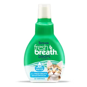 Tropiclean Fresh Breath Drops for Cats 2.2oz