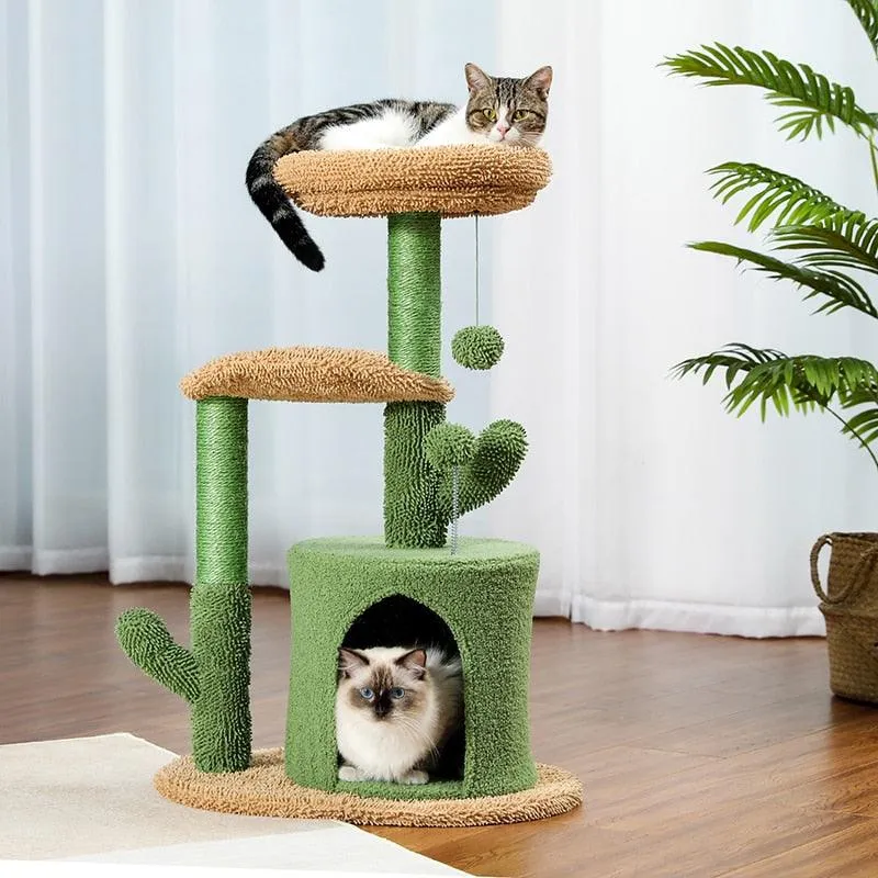 Urban Jungle Cactus Cat Tree