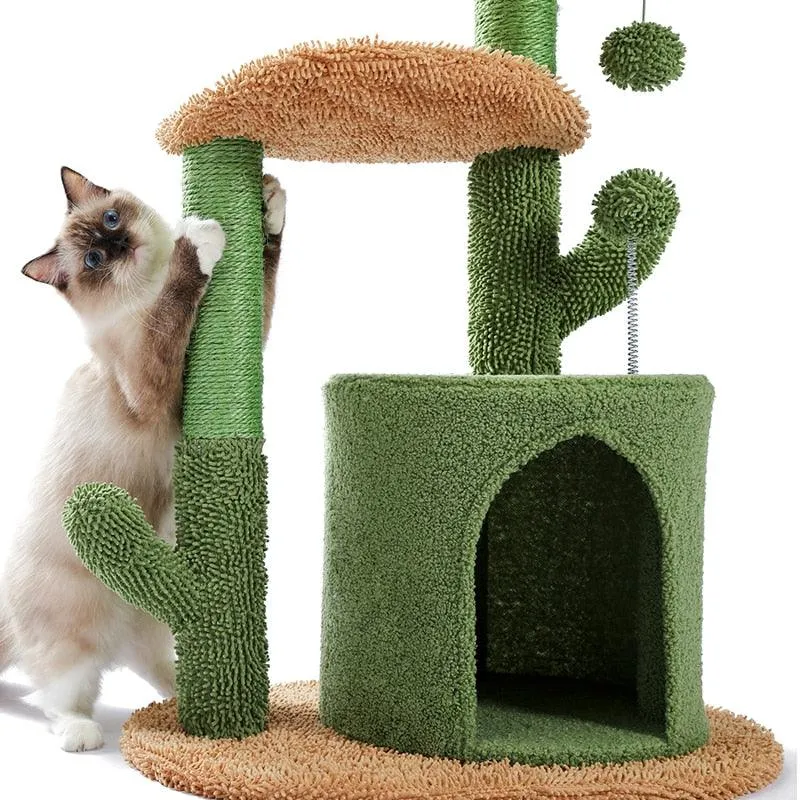 Urban Jungle Cactus Cat Tree