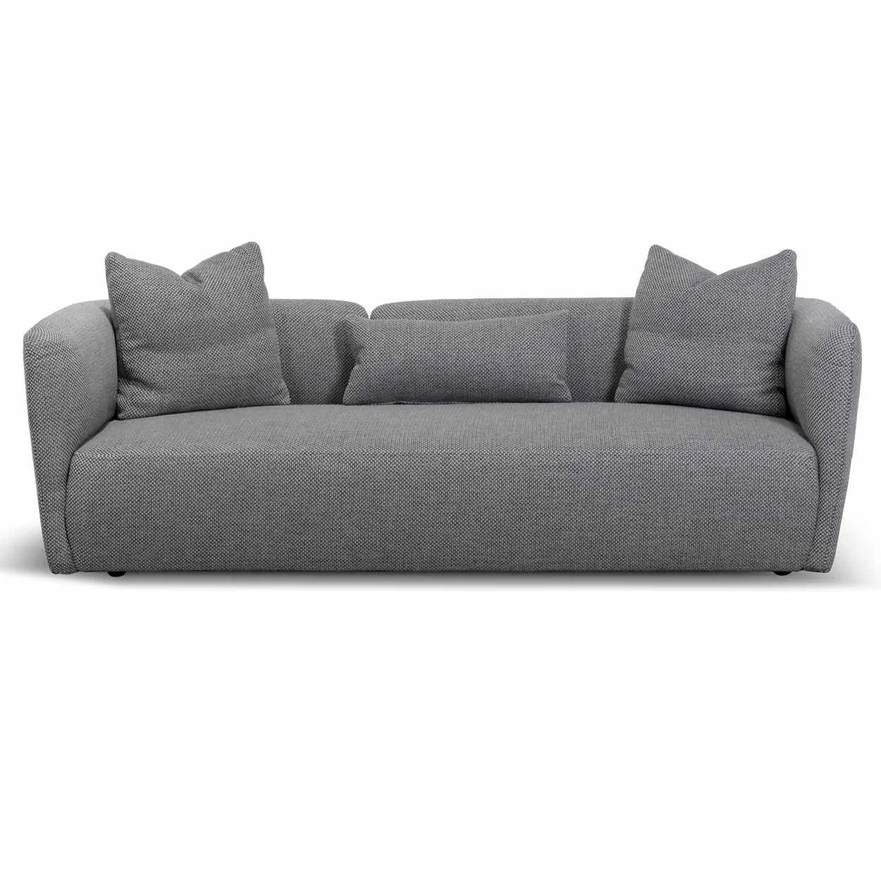 Willian 3 Seater Fabric Sofa - Noble Grey