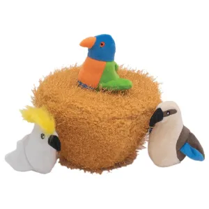 Zippypaws Burrow Australian Birds Nest Dog Toy